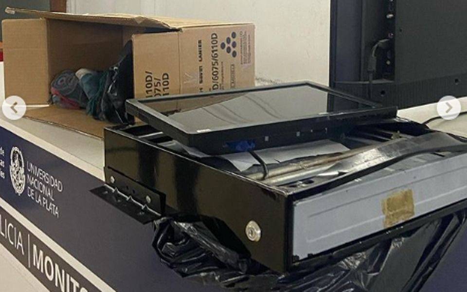 Intentaron robarse dinero y monitores en la Facultad de Derecho