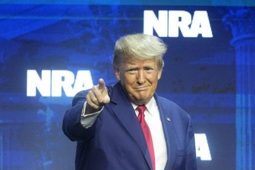 Trump dice que será el “intrépido campeón” de la defensa de las armas