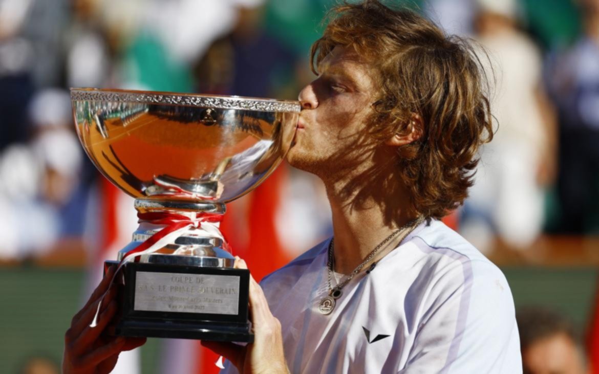 Alexander Rublev se coronó campeón del Masters 1000 de Montecarlo
