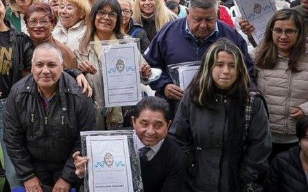 Entregaron más de 250 títulos de vivienda en Quilmes