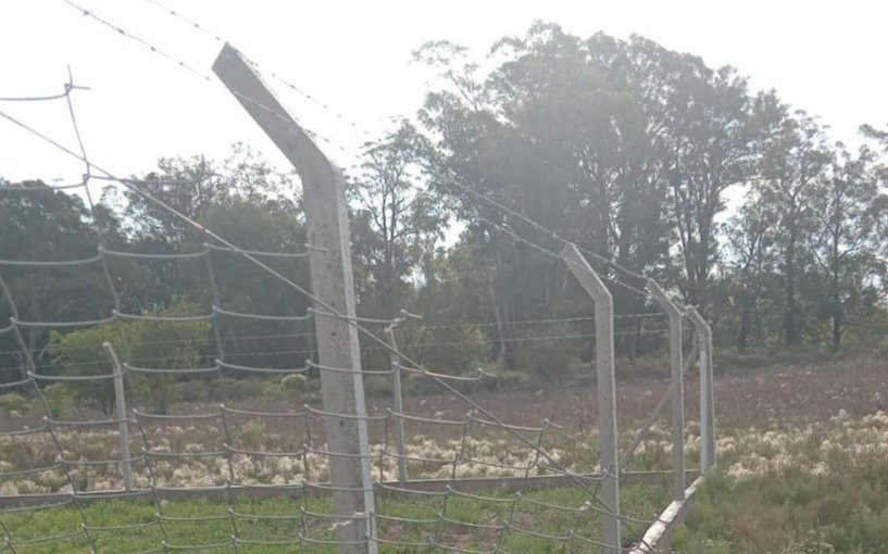 Se robaron el alambrado perimetral de un Jardín de Infantes de Abasto