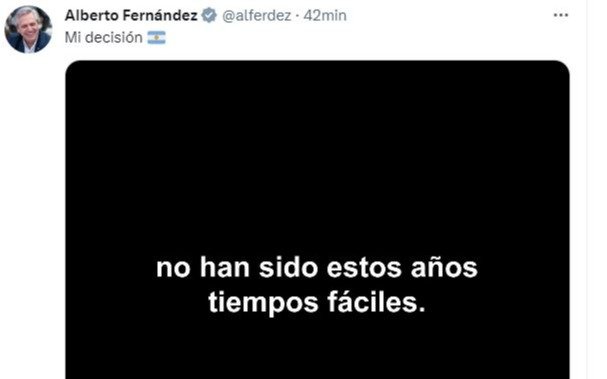Las repercusiones tras el anuncio de Alberto Fernández