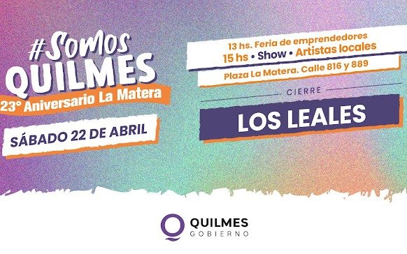 Nueva edición del festival “Somos Quilmes”