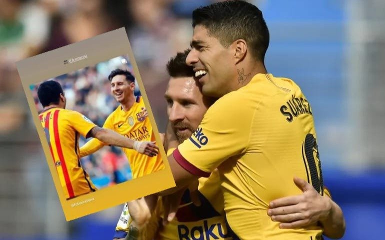 El posteo de Luis Suárez que ilusiona al Barcelona con la vuelta de Lionel Messi: "Back"