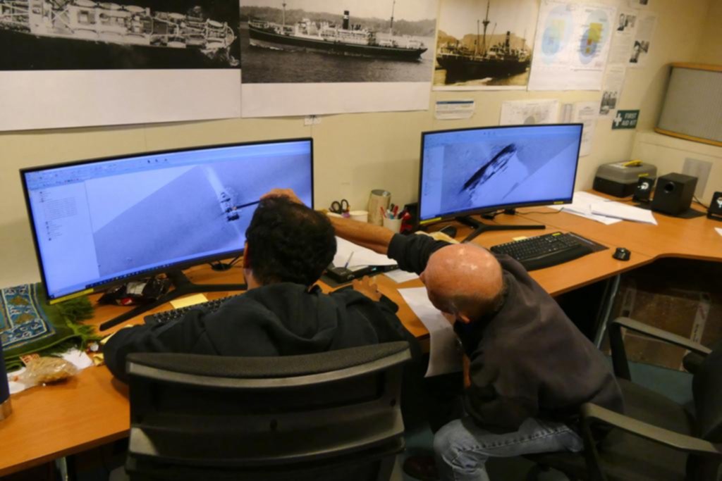 El hallazgo de un barco que fue hundido en la Segunda Guerra Mundial