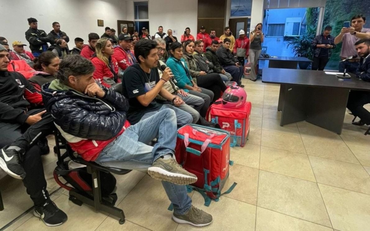Regulación de plataformas: en un encuentro con Sotelo los trabajadores decidieron movilizarse si el proyecto vuelve a comisión