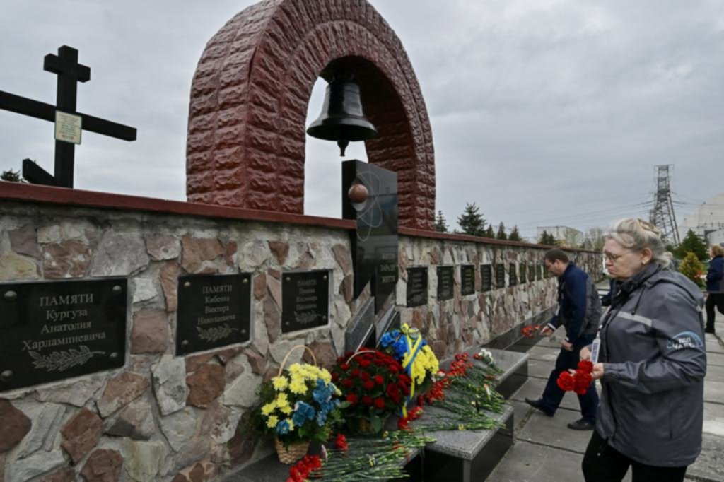 Ucrania conmemoró los 37 años del desastre de Chernobyl