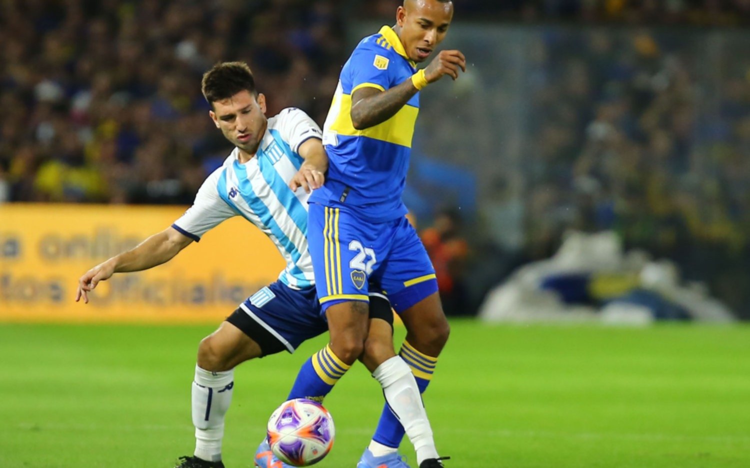 En un clásico caliente, Boca venció a Racing 3 a 1 en la Bombonera
