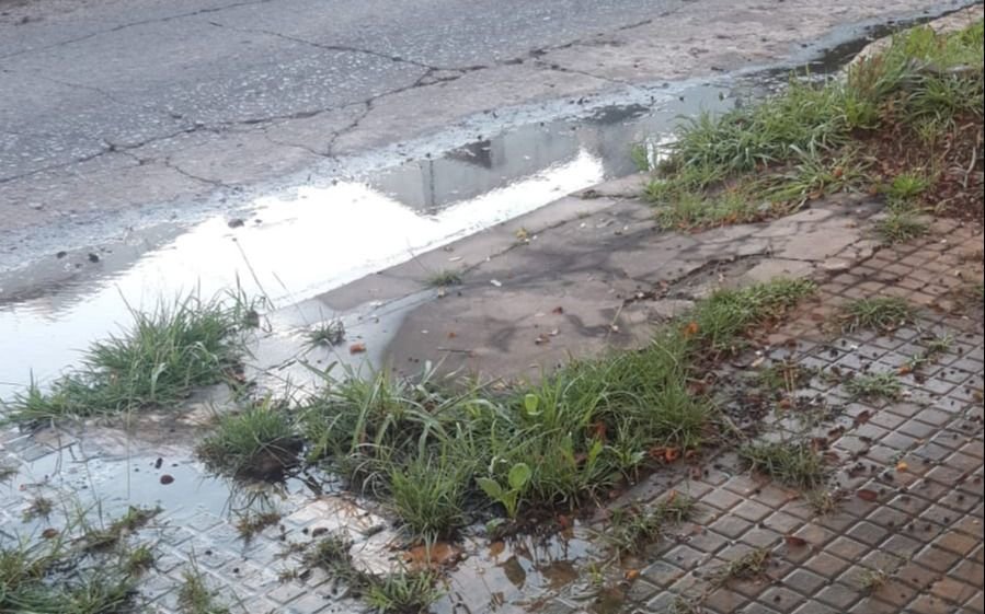 Vecinos en La Plata cansados por una pérdida de agua