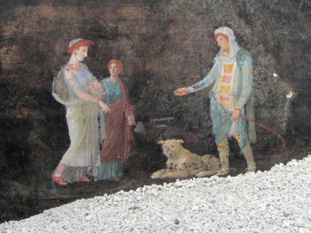 Descubren en Pompeya varios frescos inspirados en la guerra de Troya