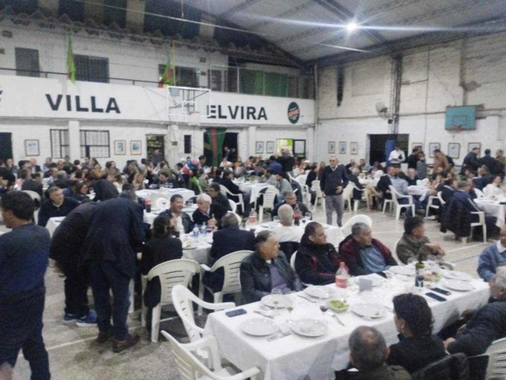 Se realizó la cena por el aniversario 116º de Villa Elvira