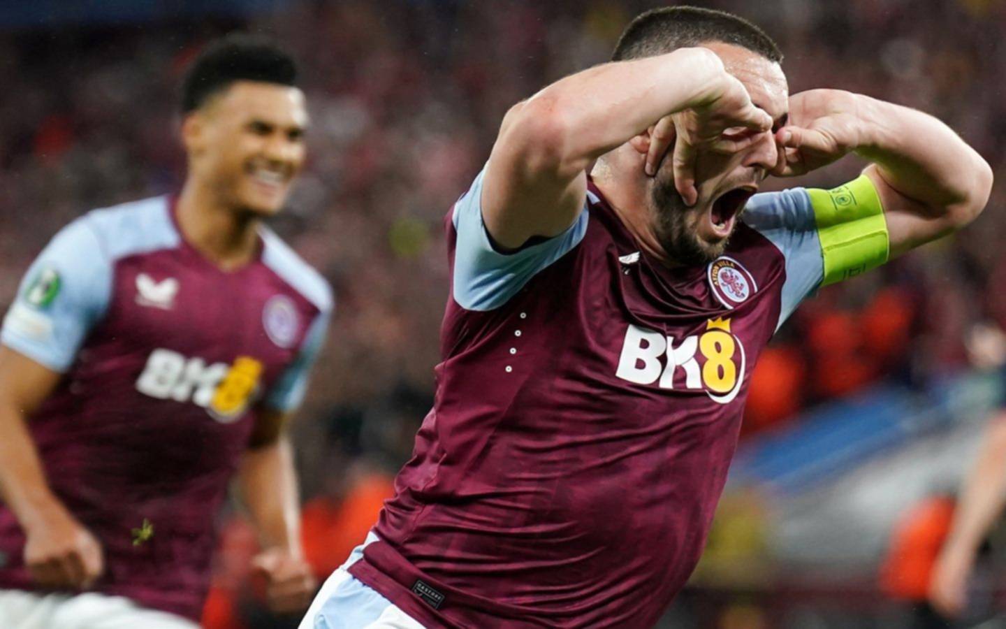 Triuinfo del Aston Villa del Dibu Martínez ante Lille, por la Coinference League