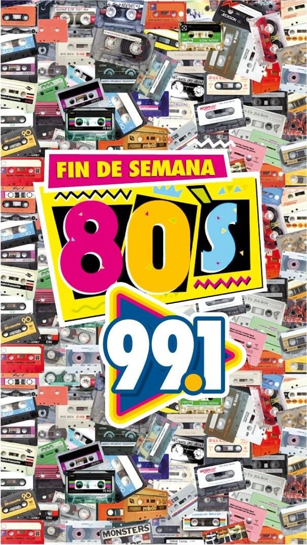 La mejor música de los '80, este fin de semana en FM 99.1
