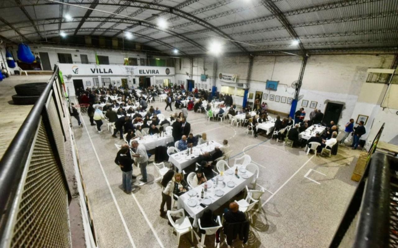 Arrancaron los festejos del aniversario de Villa Elvira con la cena de los Clubes Unidos: la agenda de celebraciones