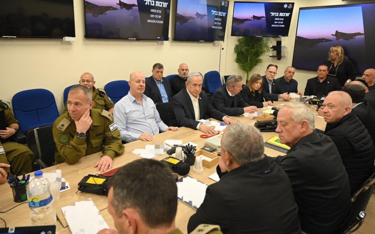 Benjamín Netanyahu convocó a un gabinete de guerra tras el ataque de Irán