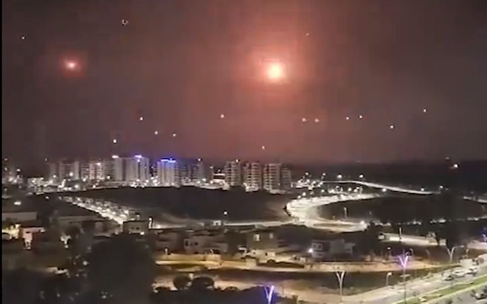 VIDEO. Israel: así destruye los drones "la cúpula de hierro" en Tel Aviv