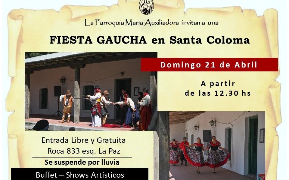 Fiesta gaucha en Santa Coloma