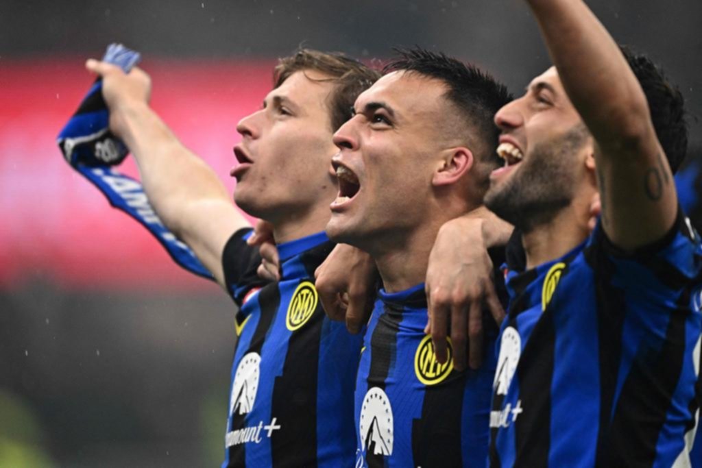 Inter, con Lautaro, ganó el clásico y se coronó campeón