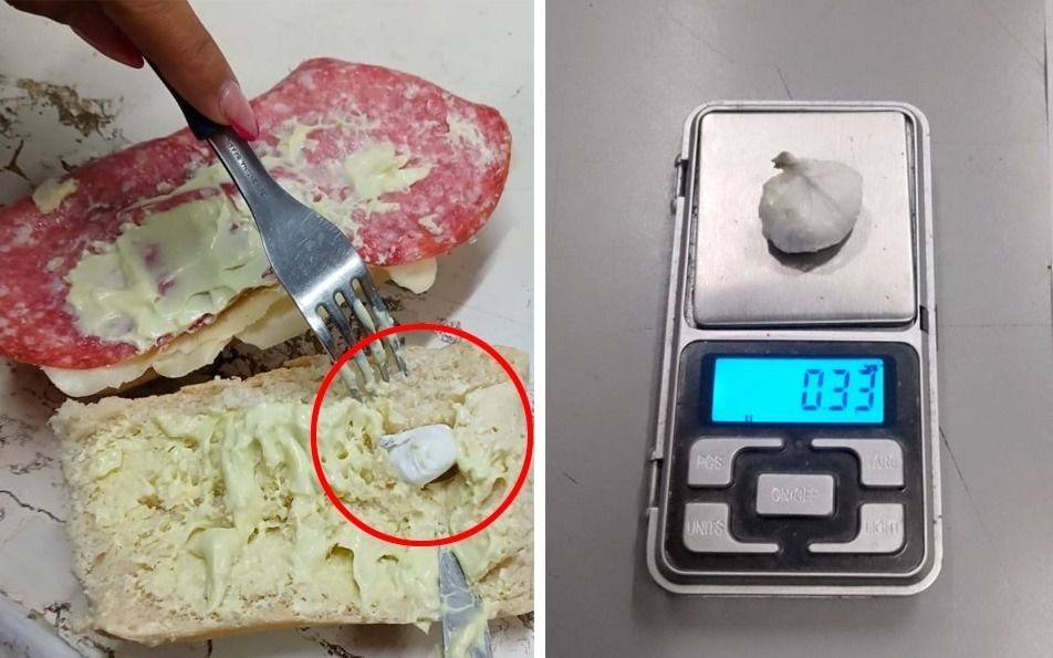 Sánguches de salame y queso con “aderezo” prohibido en una comisaría de Berisso: pasó de visita a detenido 
