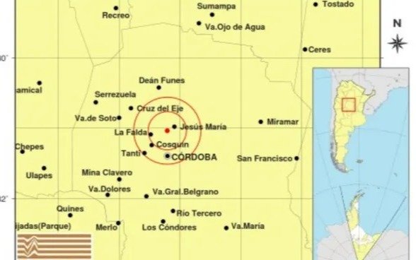 Córdoba sufrió un sismo de 4,6 grados que afectó a varias regiones