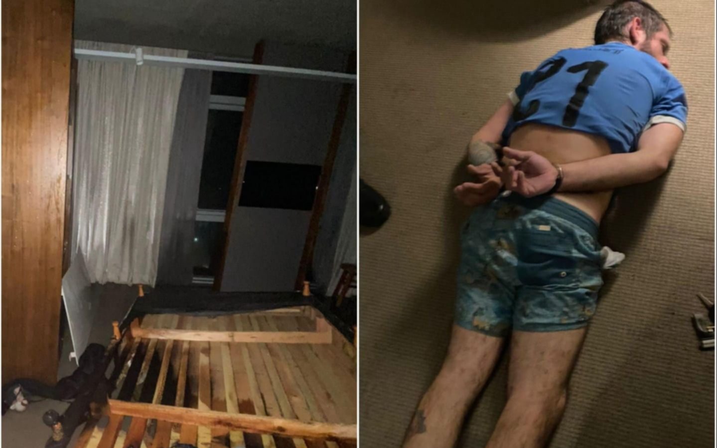 Terror en un hotel de lujo de La Plata: gritos, una cama incendiada y violencia en una habitación