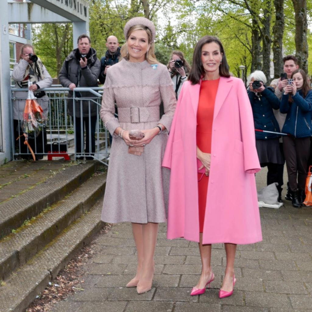 Monarquía: duelo de estilos entre Máxima y Letizia en un encuentro real