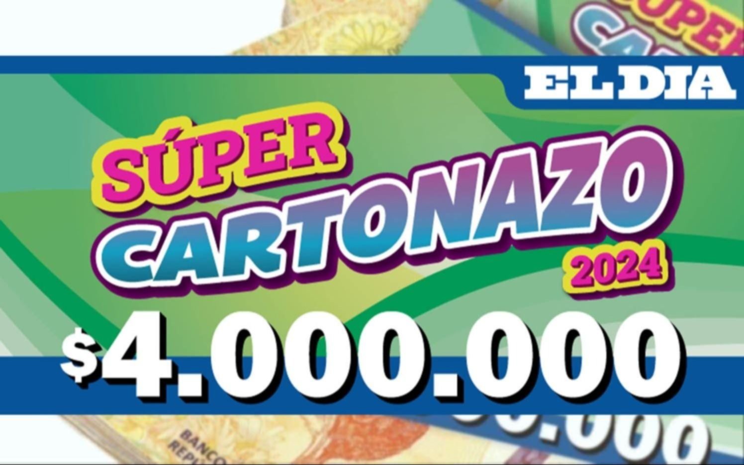 Jugá y ganá $4.000.000 con el Súper Cartonazo: los números que salieron este domingo en el diario EL DIA