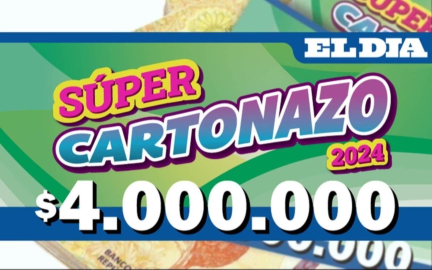 Jugá y ganá $4.000.000 con el Súper Cartonazo: los números que salieron este martes en el diario EL DIA