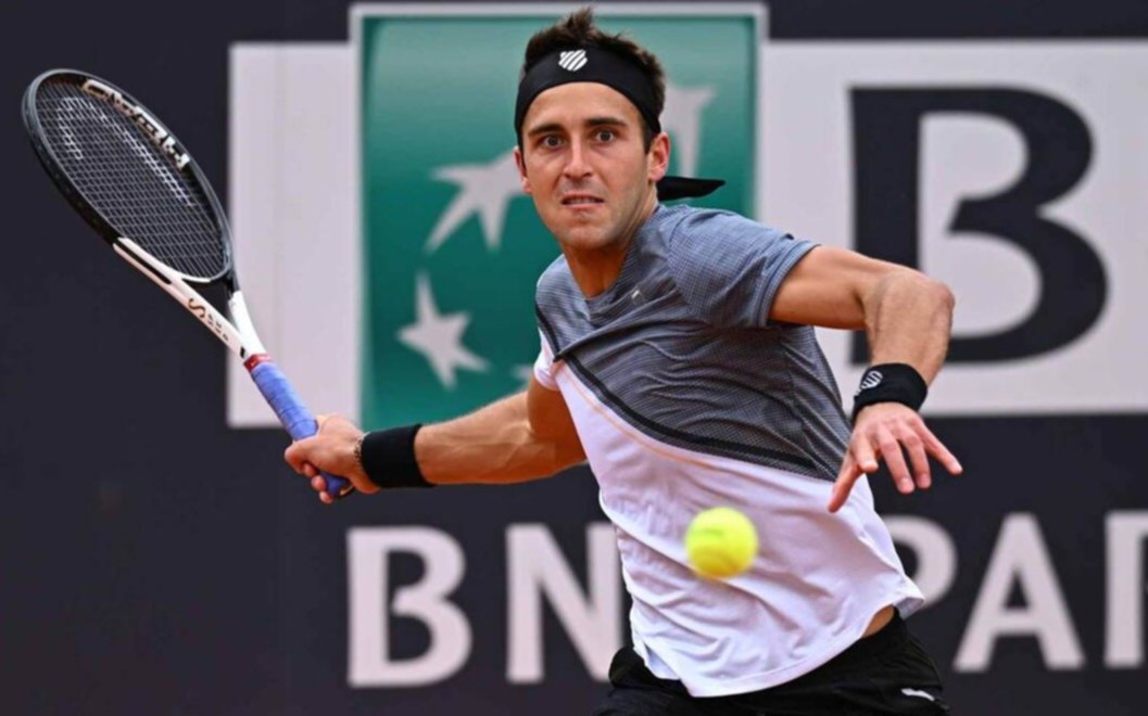 El platense Etcheverry debutó con un triunfo en el Masters 1000 de Montecarlo