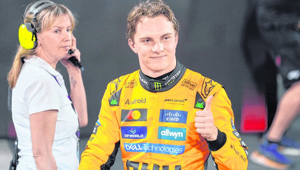 Piastri obtuvo la Pole Position y larga primero en el Gran Premio de Bahréin