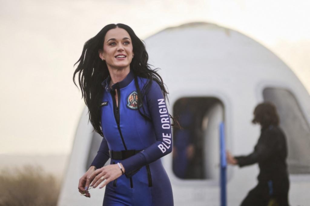 Katy Perry, al espacio: “Quería ser un modelo de coraje, mérito y valentía”