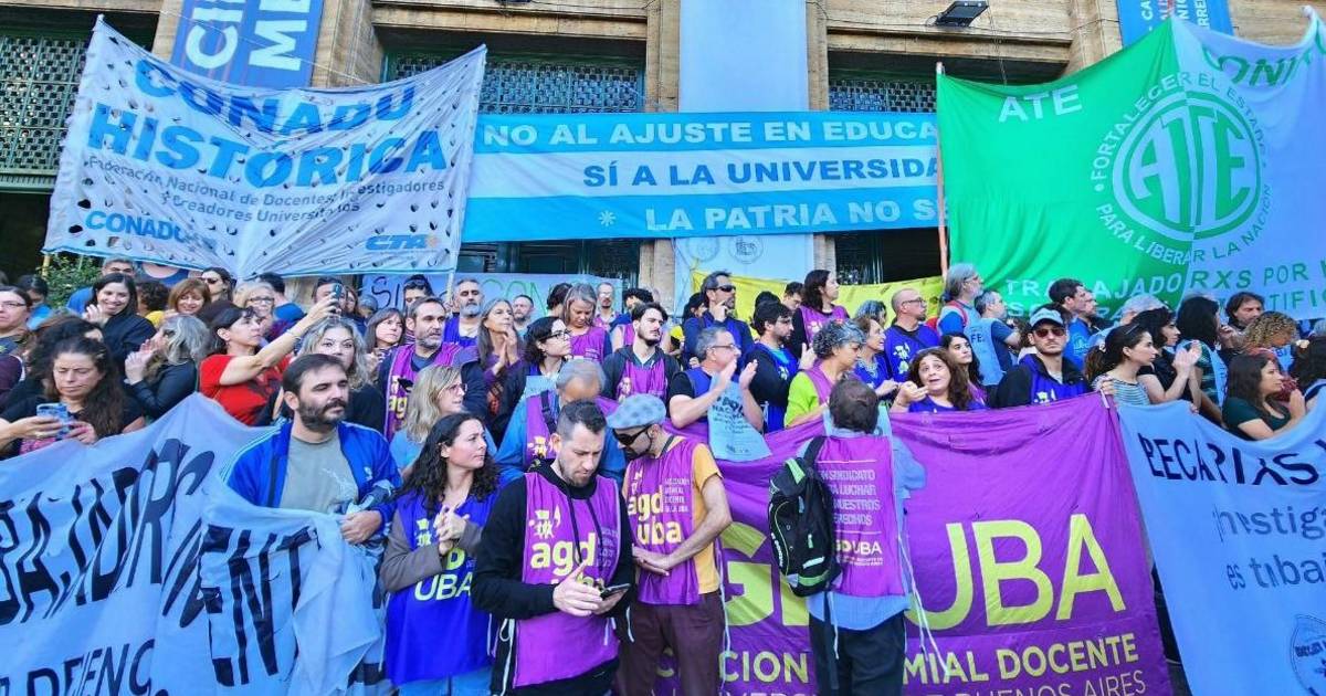 Docentes universitarios definieron un plan de lucha para la semana que ...