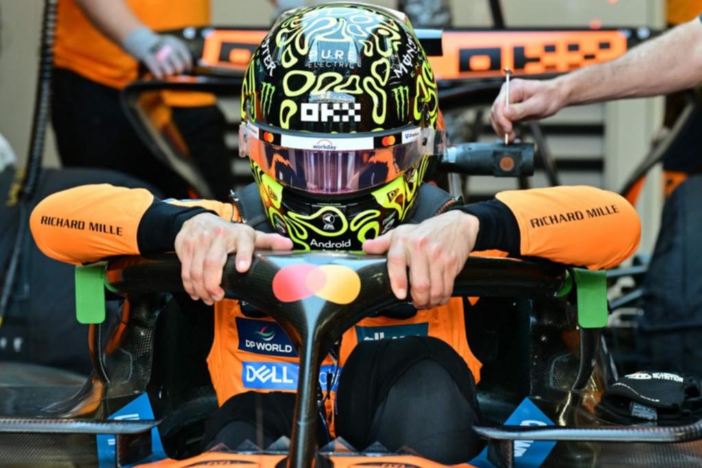 Norris dominó la segunda sesión de ensayos libres