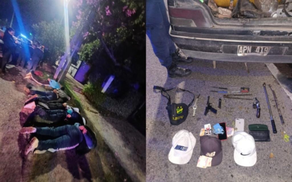 Persecución en City Bell y una banda desarticulada
