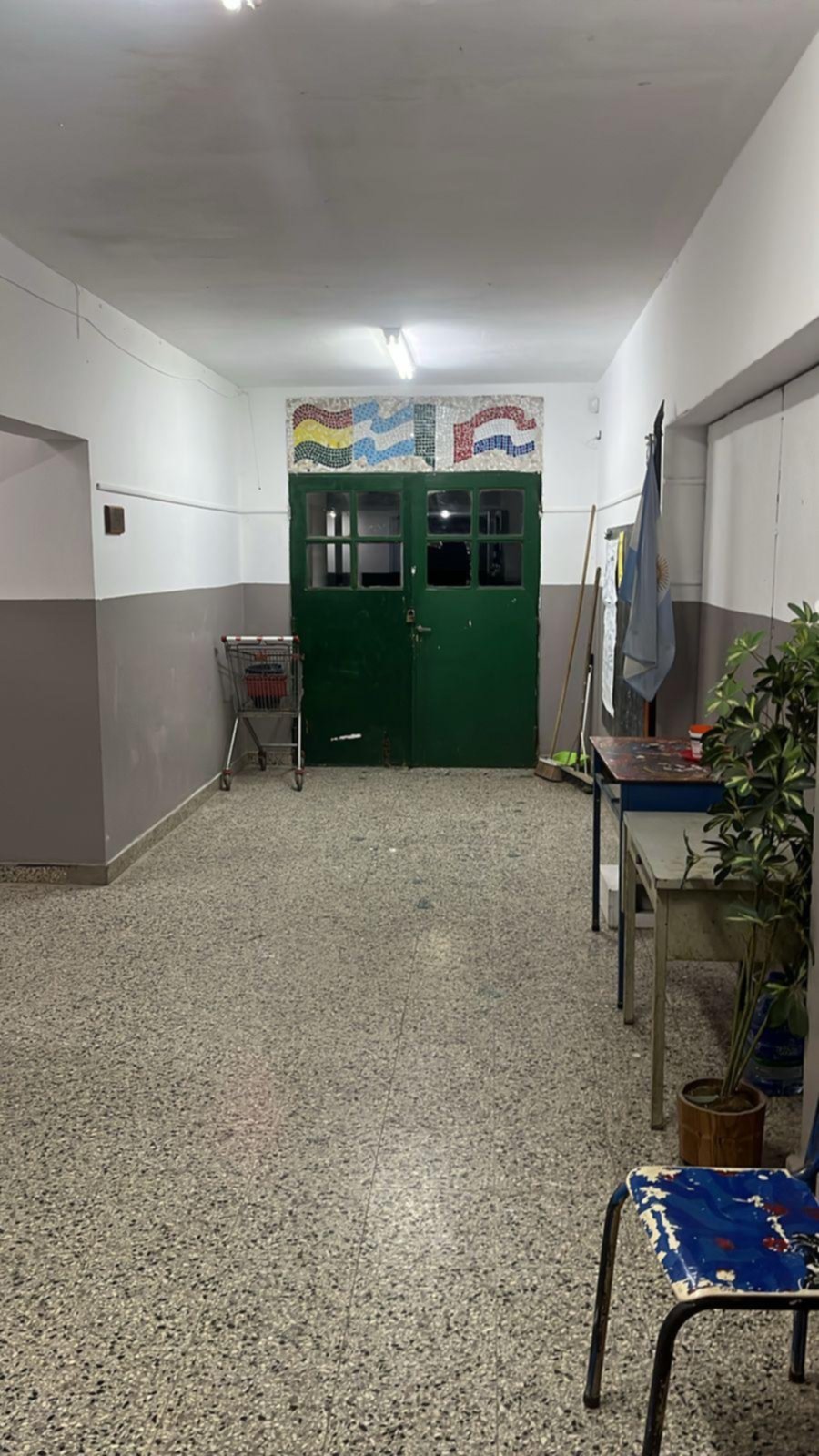 Tres menores atacaron un colegio en Los Hornos