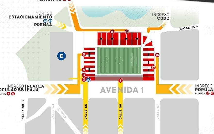 Los hinchas de Estudiantes se retirarán primero: así es el operativo de seguridad en UNO