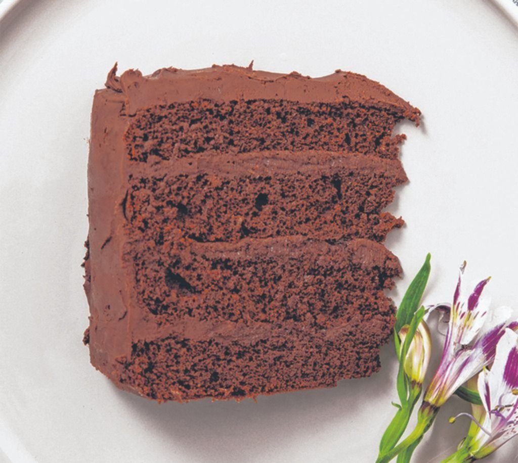 Torta de chocolate y remolacha