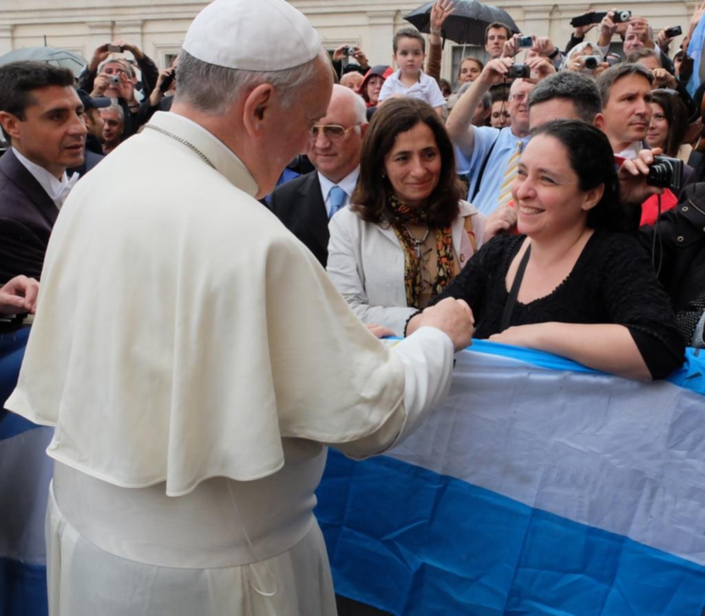 Fue vecina del Papa, lo pintó y pudo entregarle su obra en Roma