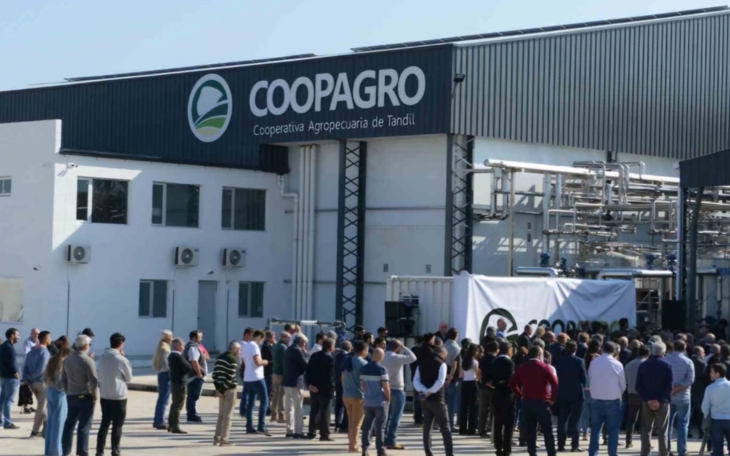 Coopagro inauguró su planta de mozzarella en el Parque Industrial de Tandil 
