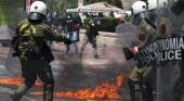 Violentas protestas contra medidas de ajuste en Grecia