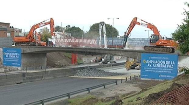 Cerraron la General Paz para demoler un puente
