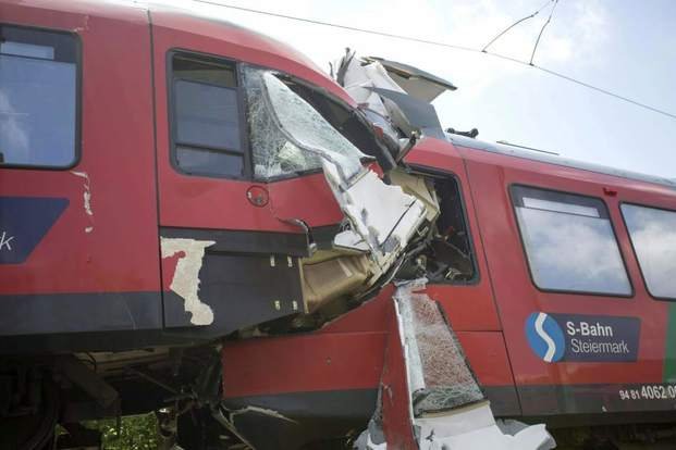 Choque de trenes en Austria con 
un muerto y nueve heridos