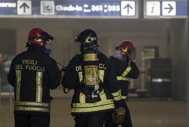 Funciona con "capacidad reducida" el aeropuerto de Roma