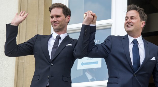 Inédita boda gay del premier de Luxemburgo