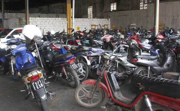 Desde junio van a remate 4 mil motos secuestradas