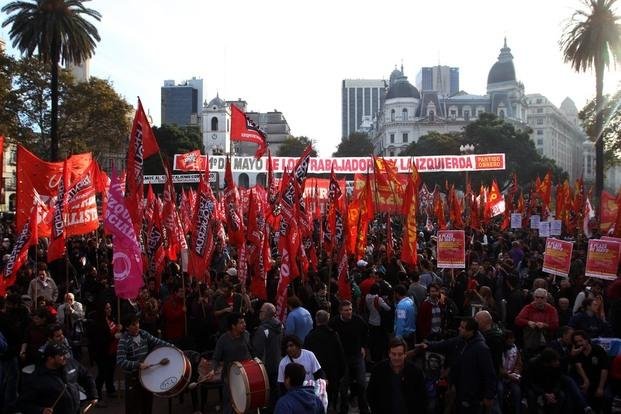 La izquierda y un paro activo contra el ajuste