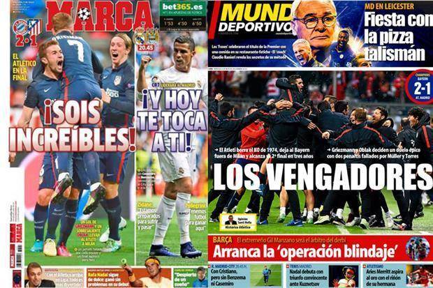 Los medios españoles rendidos a los pies del Cholo Simeone y sus jugadores: "Sois increíbles"