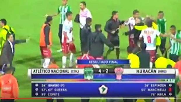 El escandaloso final del partido que jugó Huracán por la Copa y la denuncia de los jugadores