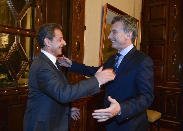 Sarkozy en la Casa Rosada