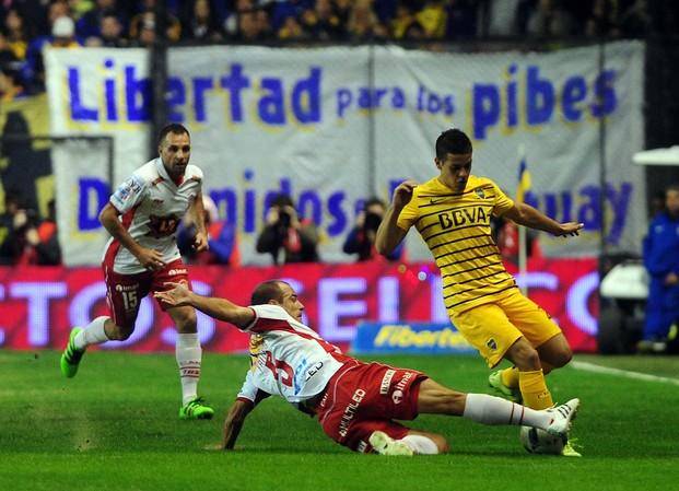 Un Boca alternativo empató frente a Huracán en la Bombonera